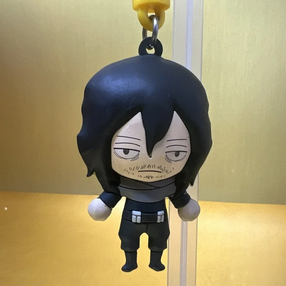 My Hero Academia Shota Aizawa Keychain Bag Clip Anime Figure Hanger Charm